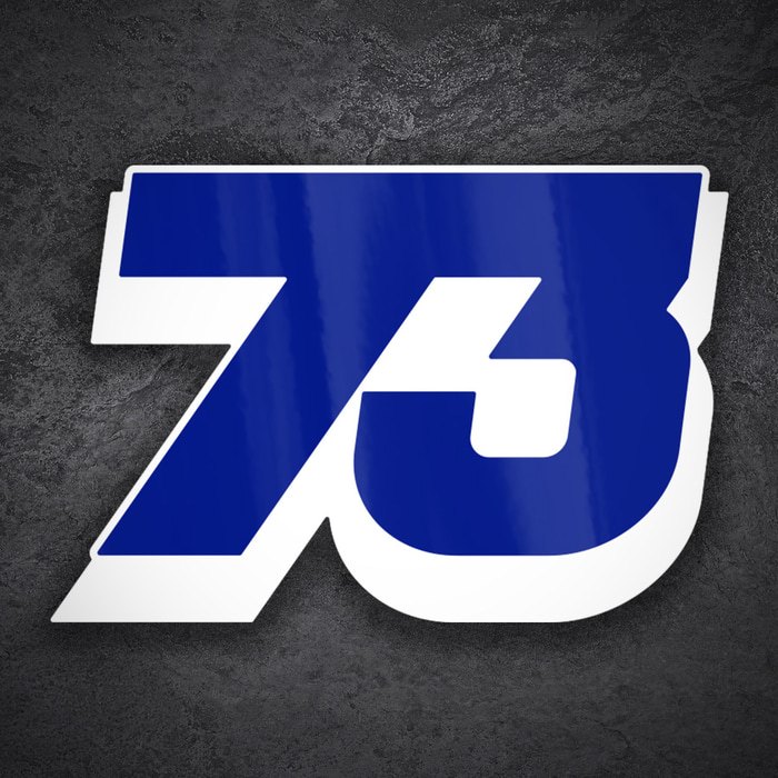 Car & Motorbike Stickers: Number 73 MotoGP Álex Márquez