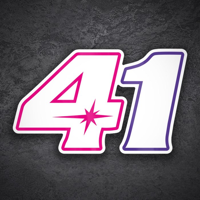 Car & Motorbike Stickers: Number 41 MotoGP Aleix Espargaró