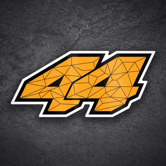 Car & Motorbike Stickers: Number 44 MotoGP Pol Espargaró