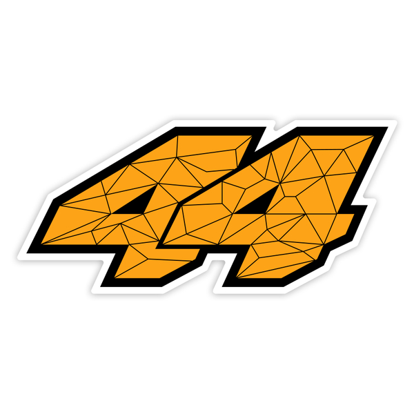 Car & Motorbike Stickers: Number 44 MotoGP Pol Espargaró