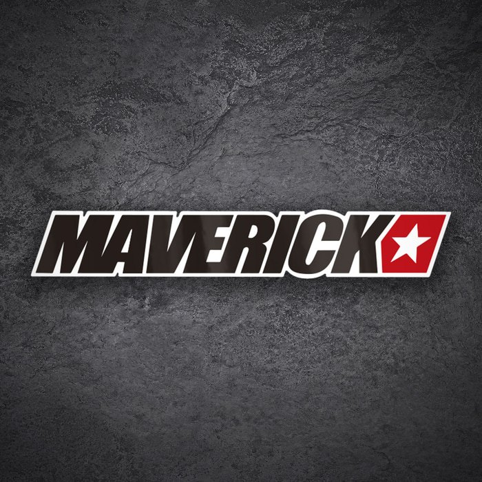 Car & Motorbike Stickers: Maverick with Dynamic Star
