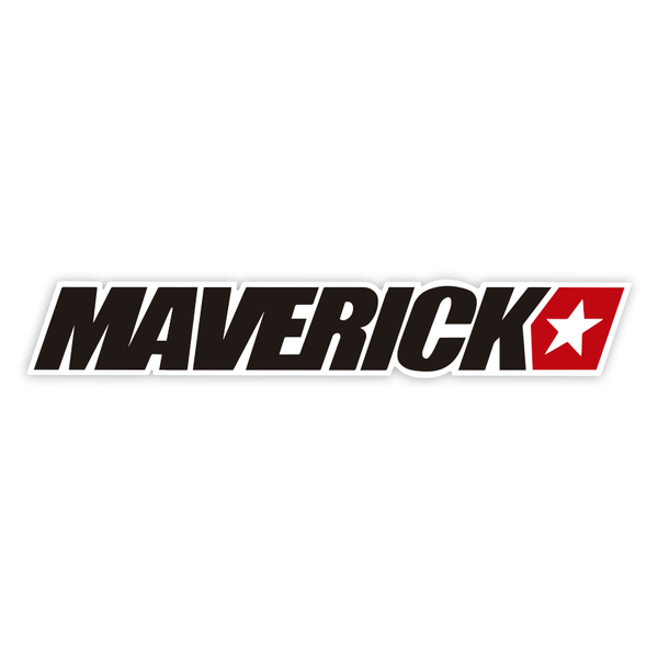 Car & Motorbike Stickers: Maverick with Dynamic Star