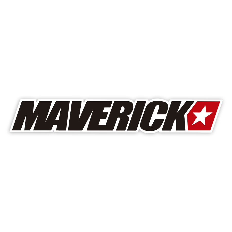 Car & Motorbike Stickers: Maverick with Dynamic Star
