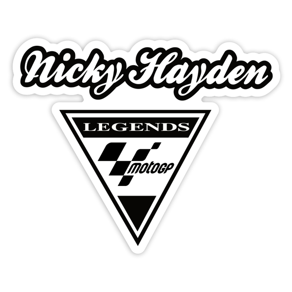 Car & Motorbike Stickers: MotoGP Legend Nicky Hayden