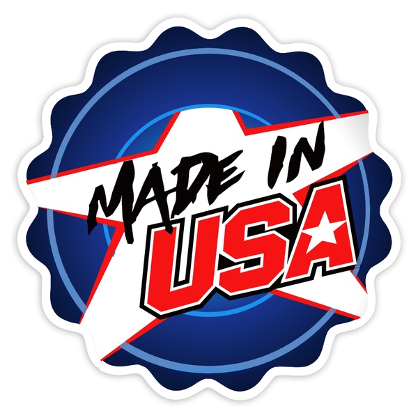 Car & Motorbike Stickers: Made in USA Racing Style