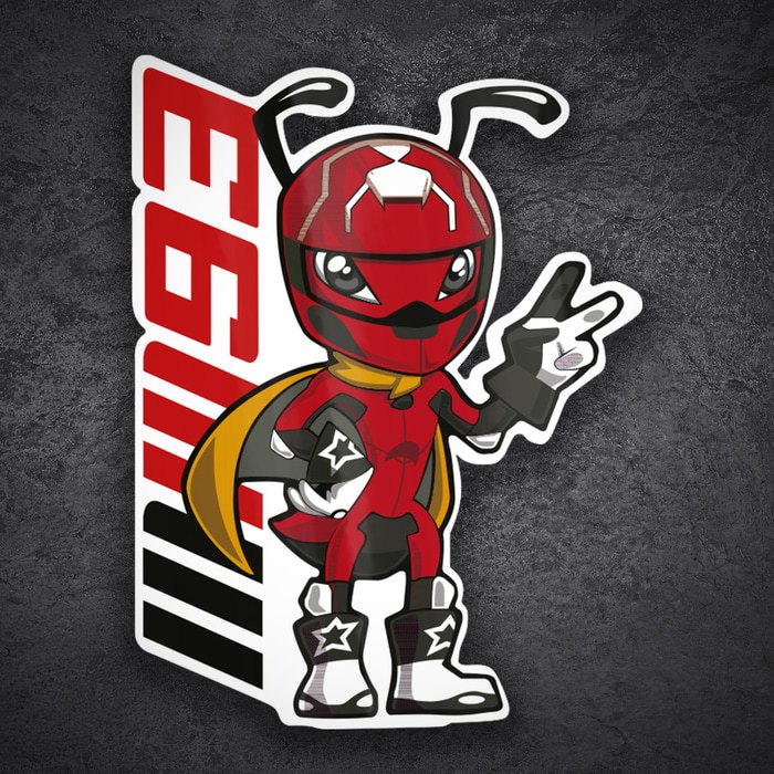 Car & Motorbike Stickers: Ant MM93 by Marc M&aacute;rquez