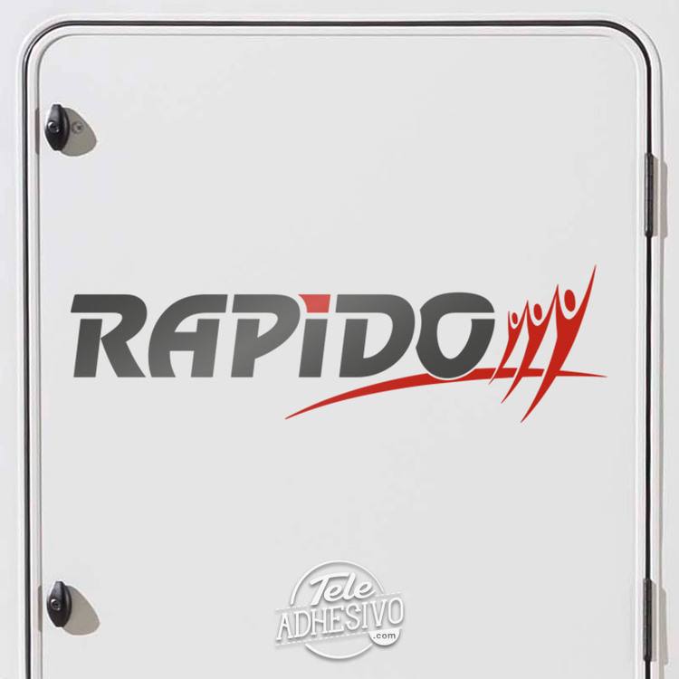 Camper van decals: Rapido multicolour