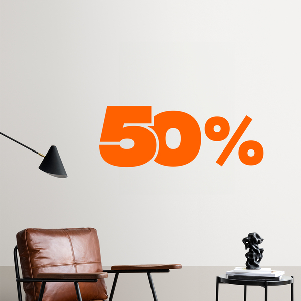 Wall Stickers: 50%