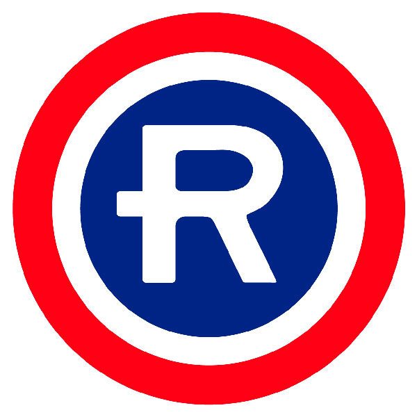 Car & Motorbike Stickers: Repsol with Stylized 'R'
