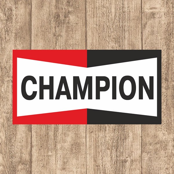 Car & Motorbike Stickers: Champion
