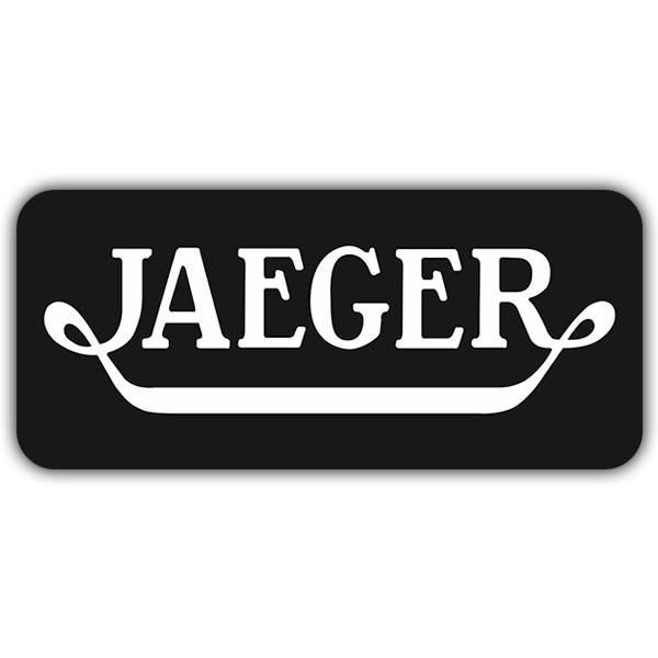 Car & Motorbike Stickers: Jaeger with Curved Ornaments
