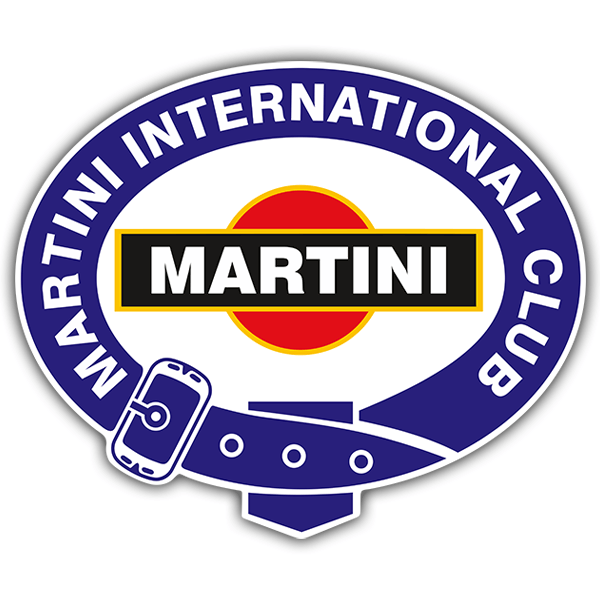 Car & Motorbike Stickers: Martini international club