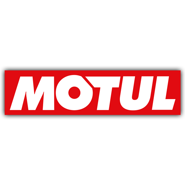 Car & Motorbike Stickers: MOTUL in Uppercase Letters with Varied Sizes
