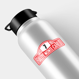 Car & Motorbike Stickers: Number 7 with Rallye Monte-Carlo Text 1973 3