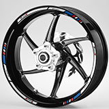 Car & Motorbike Stickers: Kit rim stripes sticker BMW F800R 4