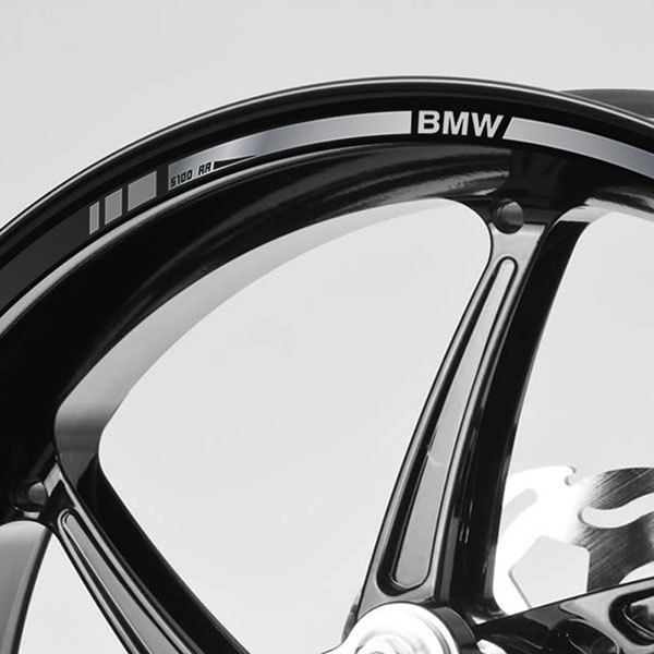 Car & Motorbike Stickers: Kit rim stripes sticker BMW S1000RR