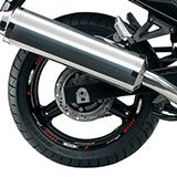 Car & Motorbike Stickers: Kit rim stripes Suzuki Bandit 5