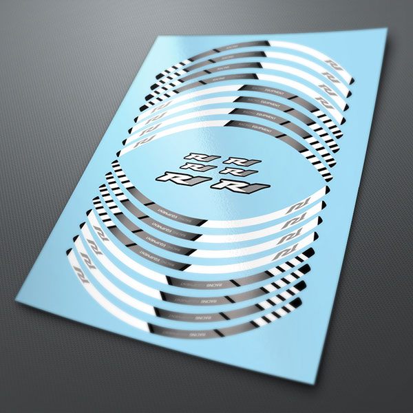 Car & Motorbike Stickers: Rim stripes Yamaha R1