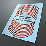 Car & Motorbike Stickers: Kit rim stripes Suzuki Hayabusa 3