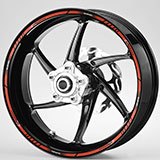 Car & Motorbike Stickers: Kit rim stripes sticker Suzuki Hayabusa 4