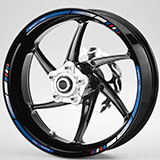 Car & Motorbike Stickers: Kit rim stripes Suzuki GSX R750 Factory Racing 4