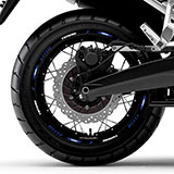 Car & Motorbike Stickers: Kit rim stripes sticker Yamaha Tenere 5