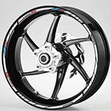 Car & Motorbike Stickers: Kit rim stripes sticker BMW S1000 Motorsport 4