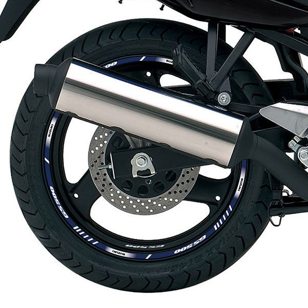 Car & Motorbike Stickers: Rim stripes sticker Suzuki GS 500