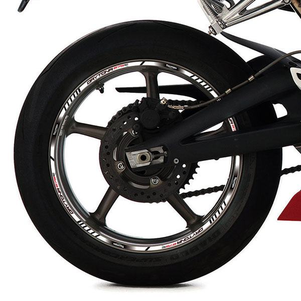 Car & Motorbike Stickers: Rim stripes sticker Triumph Daytona 675