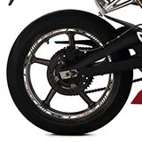 Car & Motorbike Stickers: Rim stripes sticker Triumph Daytona 675 5