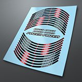 Car & Motorbike Stickers: Rim stripes sticker Yamaha Fazer 250 3