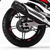 Car & Motorbike Stickers: Rim stripes sticker Yamaha Fazer 250 5