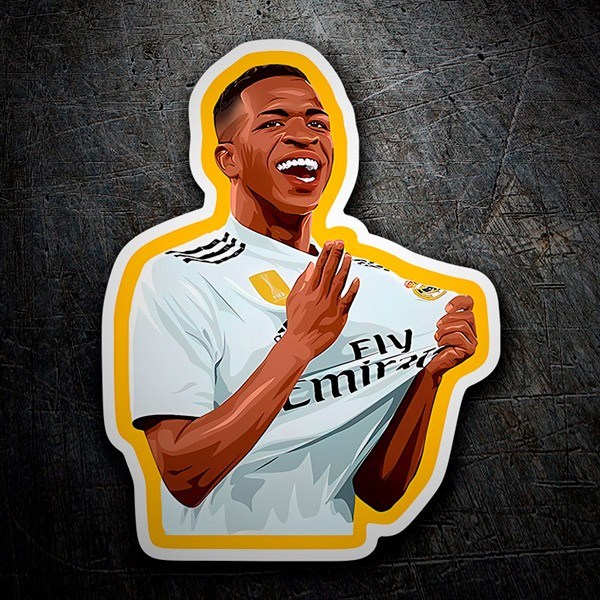 Car & Motorbike Stickers: Vini jr