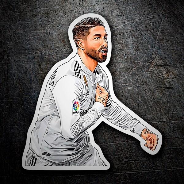 Car & Motorbike Stickers: Sergio Ramos
