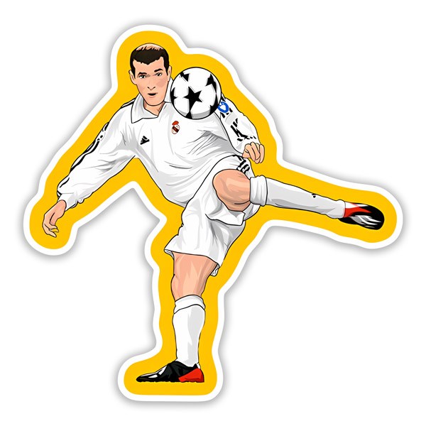 Car & Motorbike Stickers: Zidane