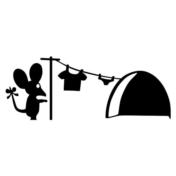 Wall Stickers: Clothing Mouse
