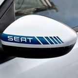 Car & Motorbike Stickers: Mirror Stickers Seat 2