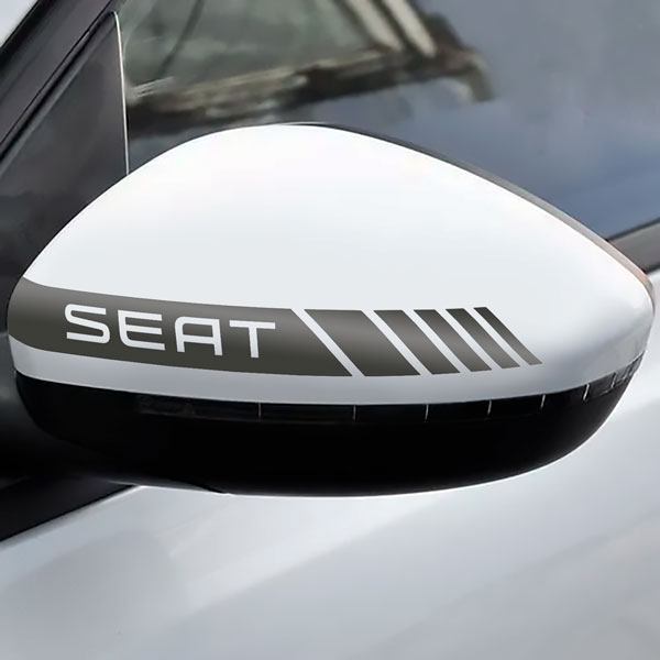 Car & Motorbike Stickers: Mirror Stickers Seat