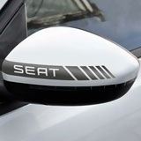 Car & Motorbike Stickers: Mirror Stickers Seat 3