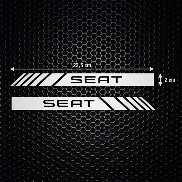 Car & Motorbike Stickers: Mirror Stickers Seat