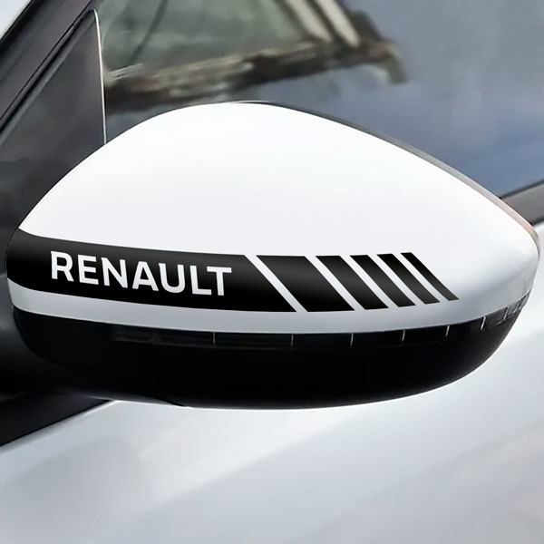 Car & Motorbike Stickers: Mirror Stickers Renault