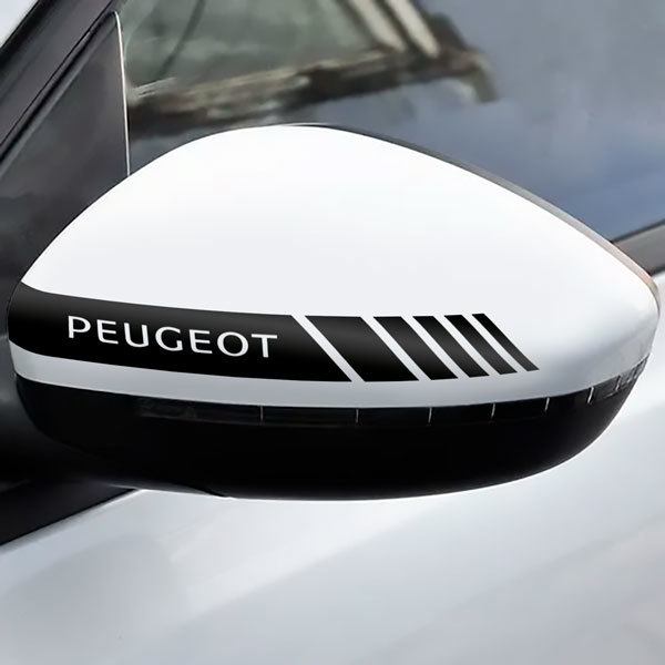 Car & Motorbike Stickers: Mirror Stickers Peugeot