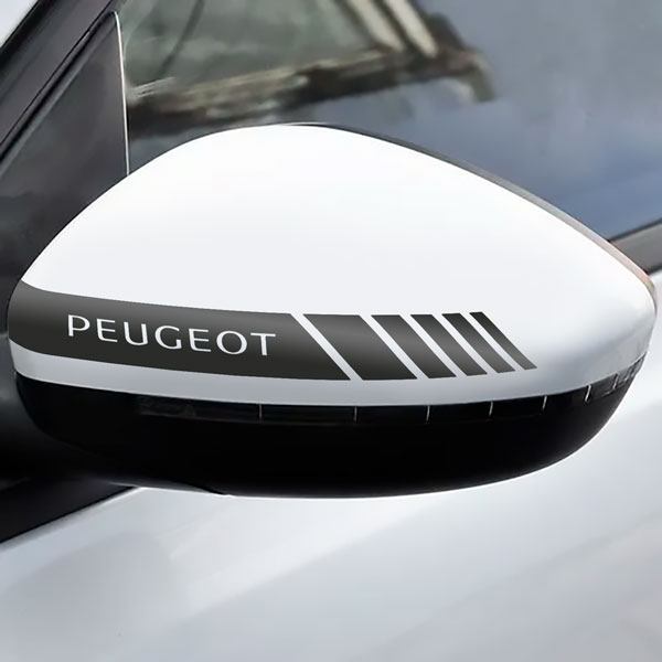 Car & Motorbike Stickers: Mirror Stickers Peugeot