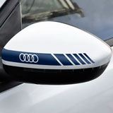 Car & Motorbike Stickers: Mirror Stickers Audi Logo 2