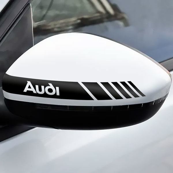 Car & Motorbike Stickers: Mirror Stickers Audi 0
