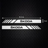 Car & Motorbike Stickers: Mirror Stickers Skoda 4