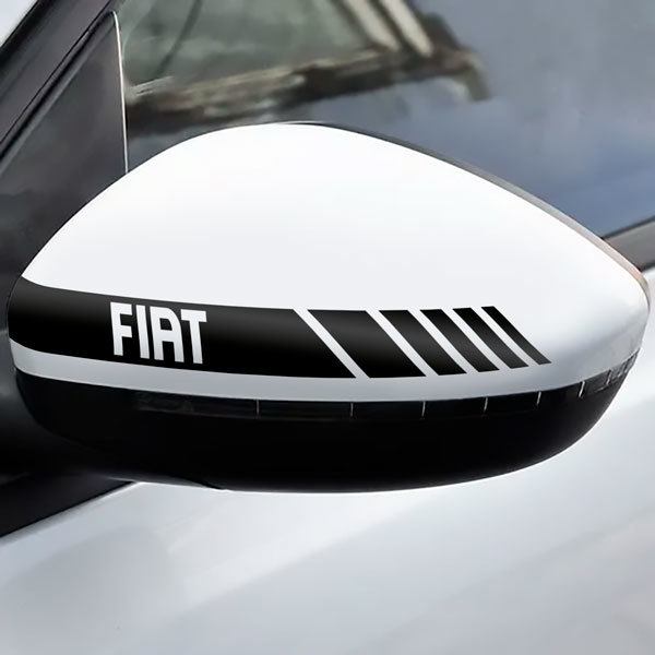 Car & Motorbike Stickers: Mirror Stickers Fiat