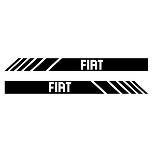 Car & Motorbike Stickers: Mirror Stickers Fiat