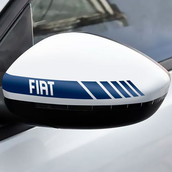 Car & Motorbike Stickers: Mirror Stickers Fiat