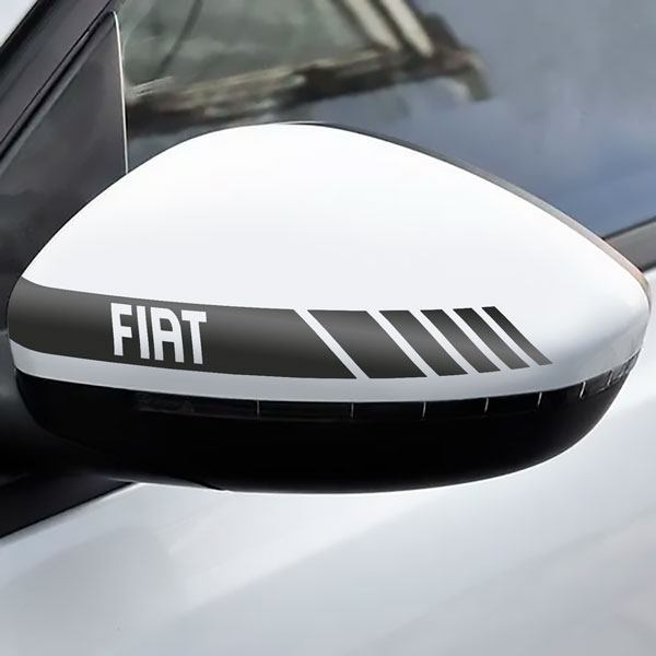 Car & Motorbike Stickers: Mirror Stickers Fiat